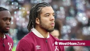Ezra Mayers in action for West Ham