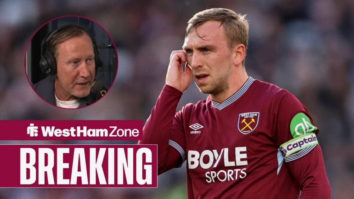 Ray Parlour looking at West Ham captain Jarrod Bowen.