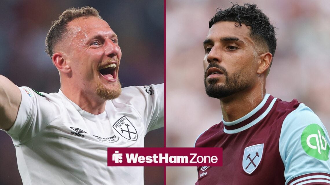 Former West Ham players, Vladimir Coufal and Emerson.