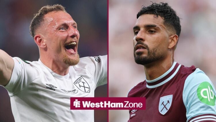 Former West Ham players, Vladimir Coufal and Emerson.