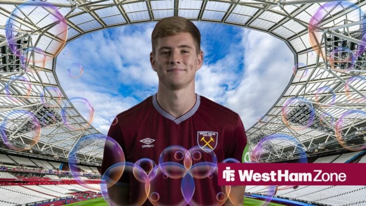 West Ham talent Regan Clayton.