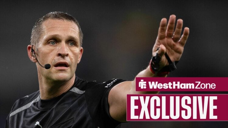 Craig Pawson officiating a game
