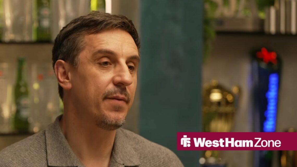 Gary Neville speaking on The Overlap