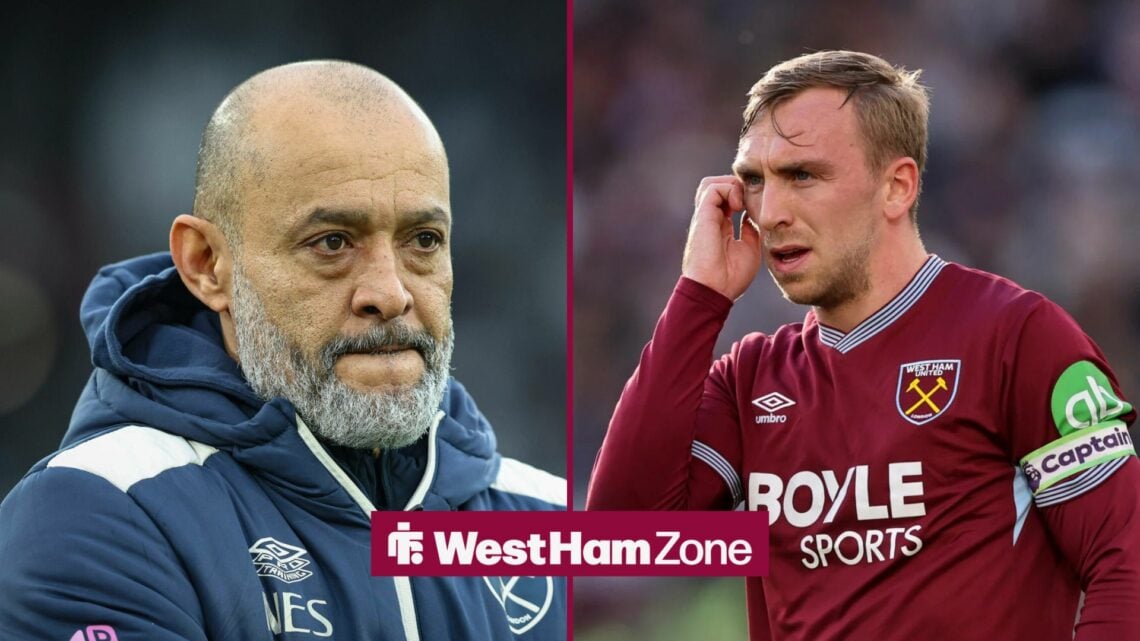 Nuno Espirito Santo and Jarrod Bowen in a side-by-side image