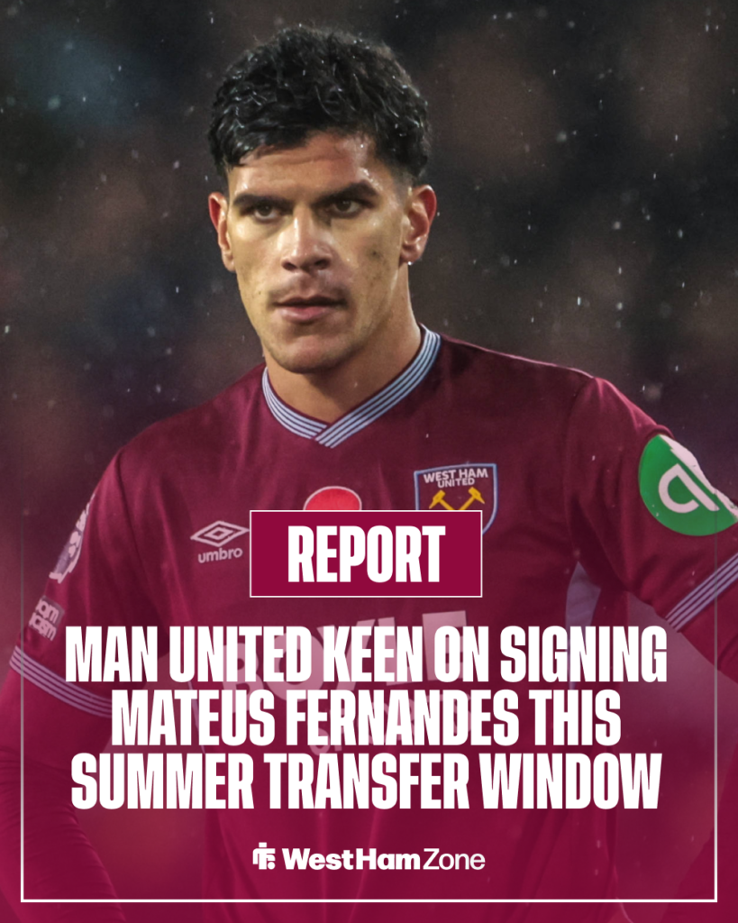 Manchester United want to sign Mateus Fernandes - report.