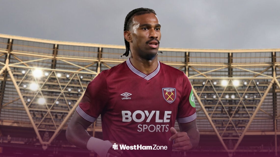Haji Wright in West Ham shirt
