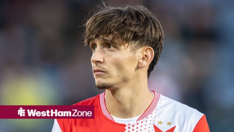 Mojmir Chytil playing for Slavia Prague