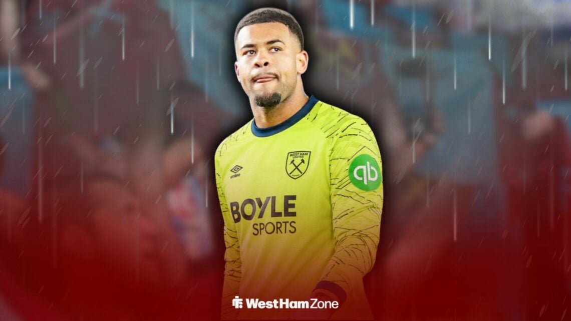 Noah Atubolu in a West Ham kit